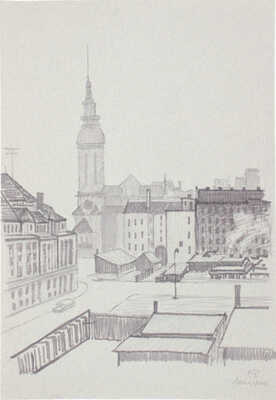 Титов Иван Филиппович. В центре Лейпцига 